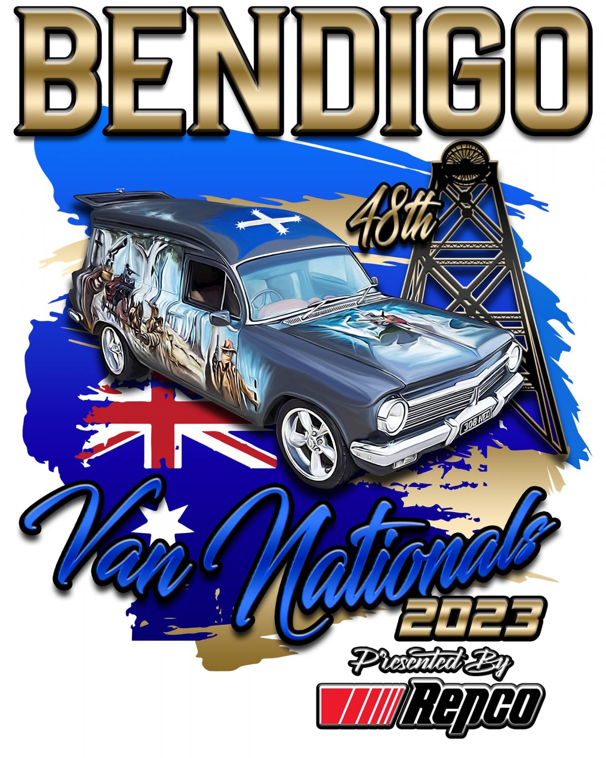 2023 Van Nationals Bendigo Vic Fat FJ Van